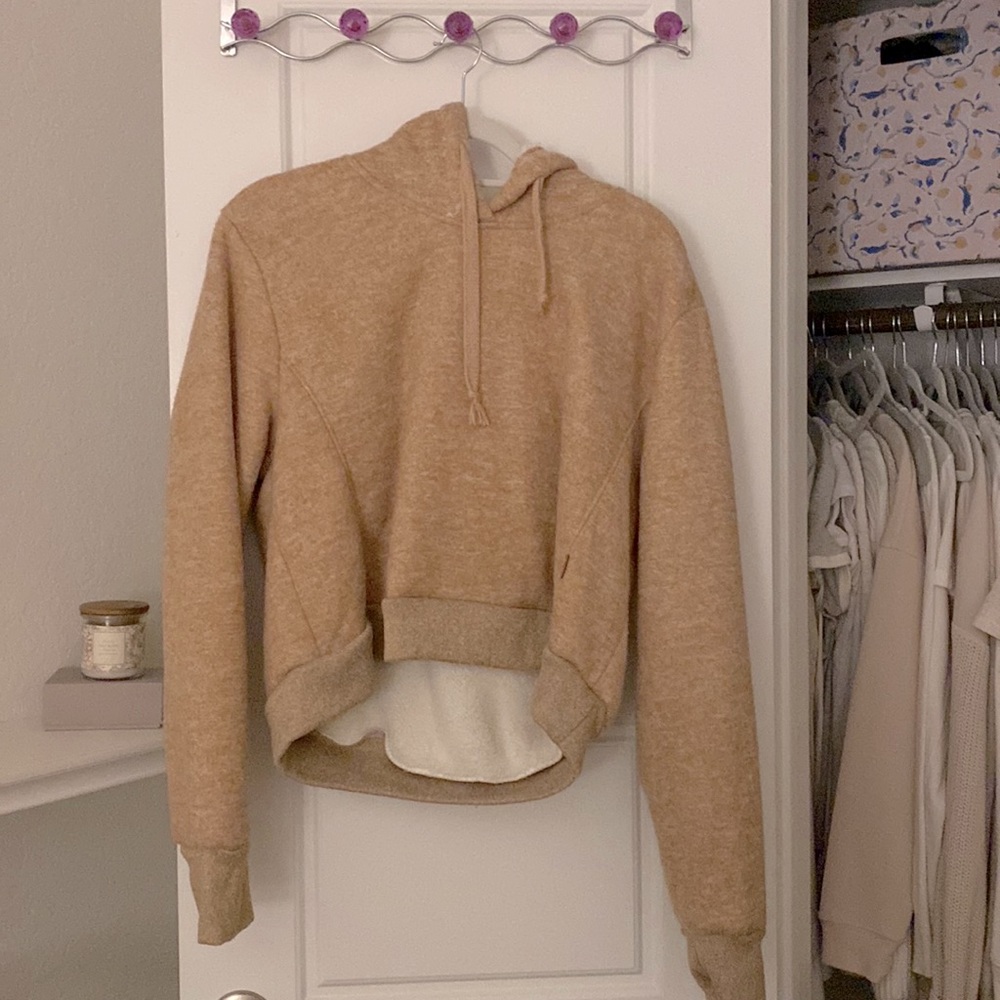 Fluffy and warm outdoor sweater!